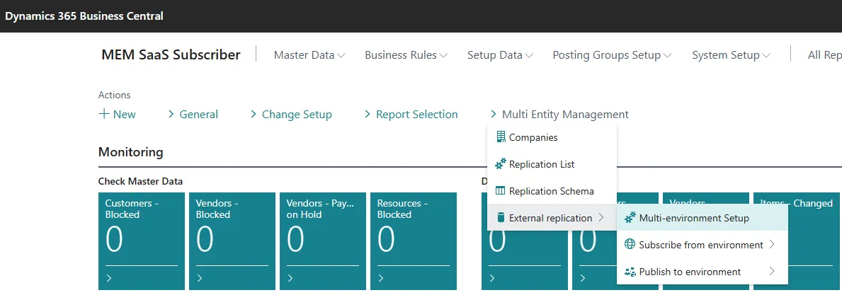 Multi Environment Setup