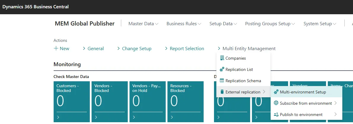 Multi Environment Setup