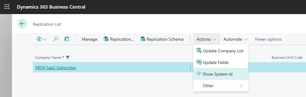 Webservices in Subscriber Company