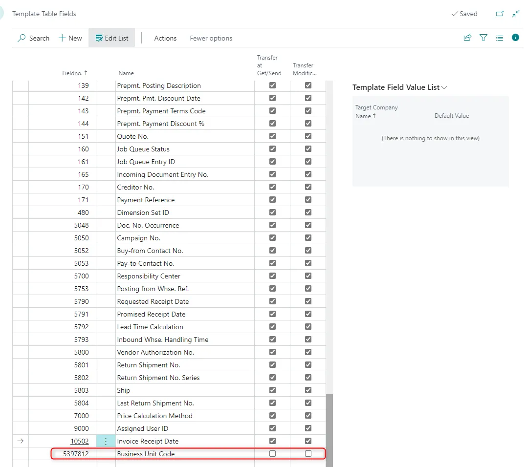 Extend field to existing table