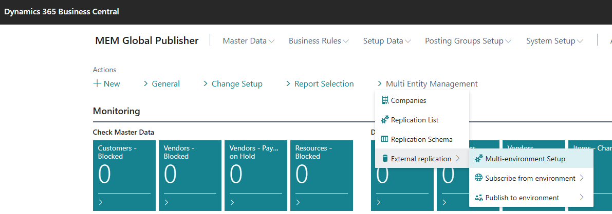 Multi Environment Setup