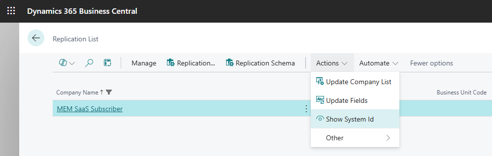 Webservices in Subscriber Company